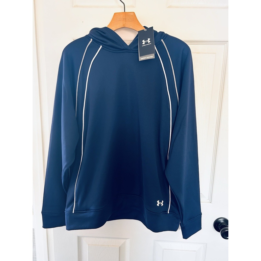 Under Armour Gameday Collection Performance Women's L Hoodie‎ Jacket Navy BxD